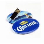 Round Shaped Mini Flash Drive Credit Card Usb Drives Card With logo