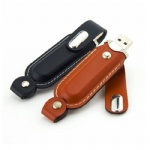 Fashionable Leather Usb Flash Drive 64gb Pen Drive