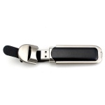 Leather USB memory stick promotion gift USB drive with factory price