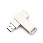 Metal Rotating USB Stick 2.0 3.0 4gb 8gb 16gb 32gb 64gb 128gb Swivel USB Flash Drive