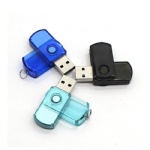 Promotional swivel USB flash drive with custom logo
