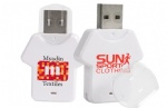 Gitra Hot Selling T Shirt Flat Usb Flash Drive Memory Stick