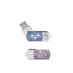 Fashion Swivel Jewelry Diamond Pendant USB Flash Drive