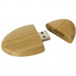 Custom Logo Wooden Gift USB 2.0 Pen Drive Bamboo USB Flash Drive