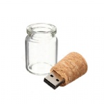 Drift bottle usb 2.0 3.0 memory stick wooden cork pendrive